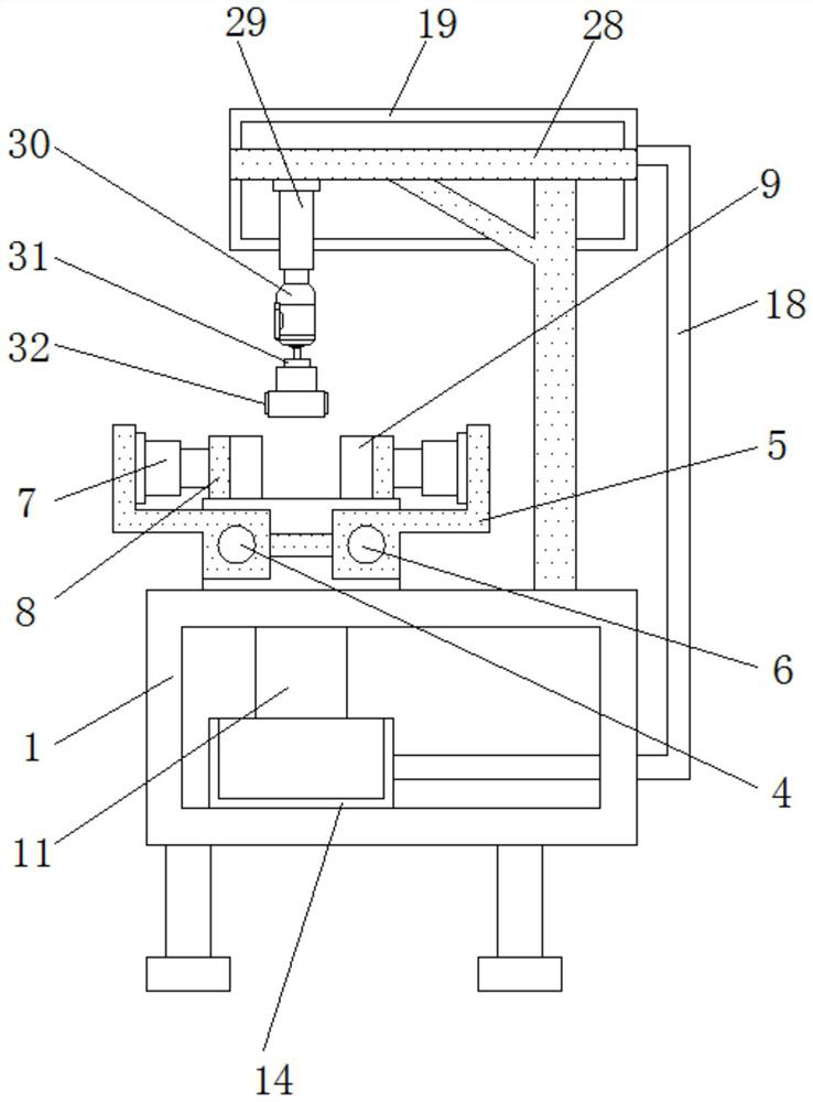 A cylinder honing machine with the function of cleaning the workpiece