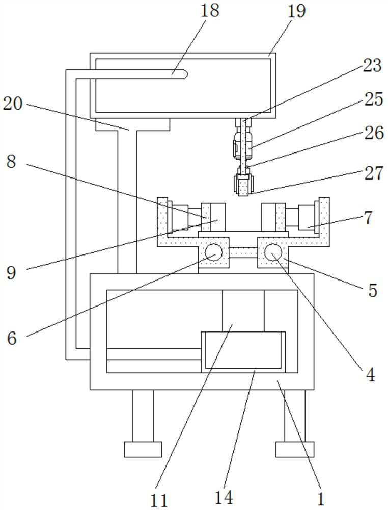 A cylinder honing machine with the function of cleaning the workpiece