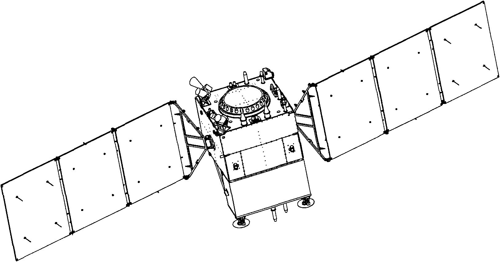 Configuration for low-earth-orbit remote sensing satellite and mounting method thereof