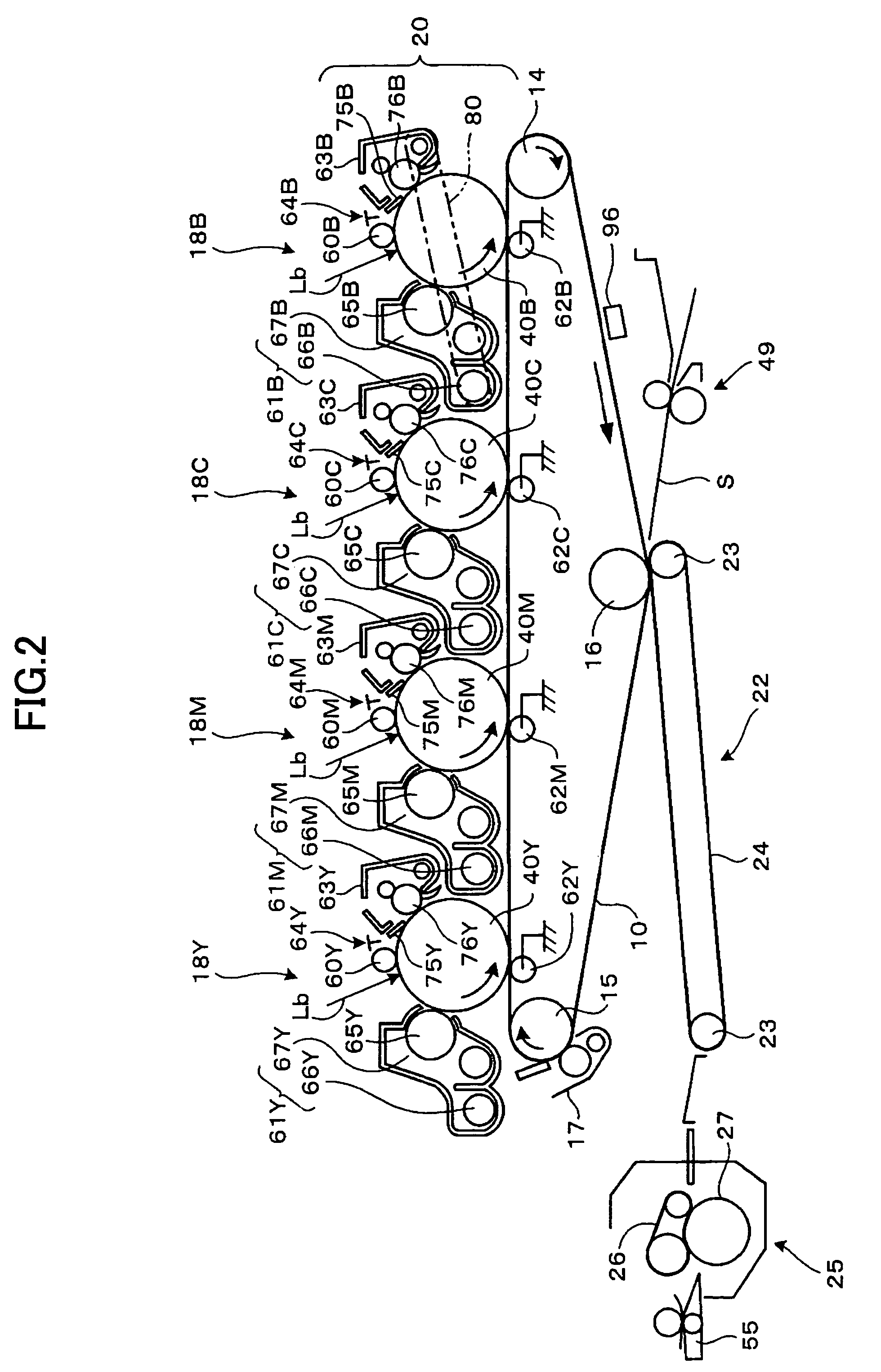 Position deviation detecting method and image forming device