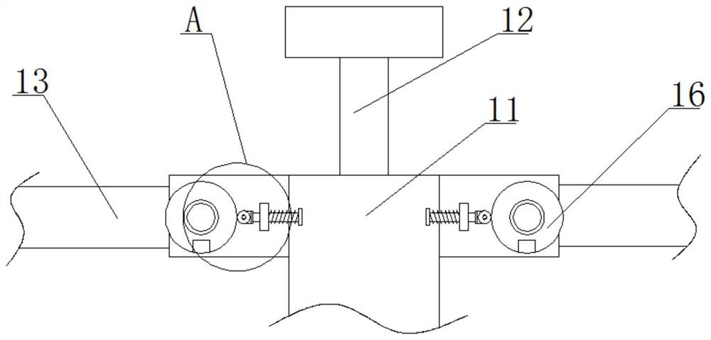 Telescopic comprehensive protection device for unmanned aerial vehicle