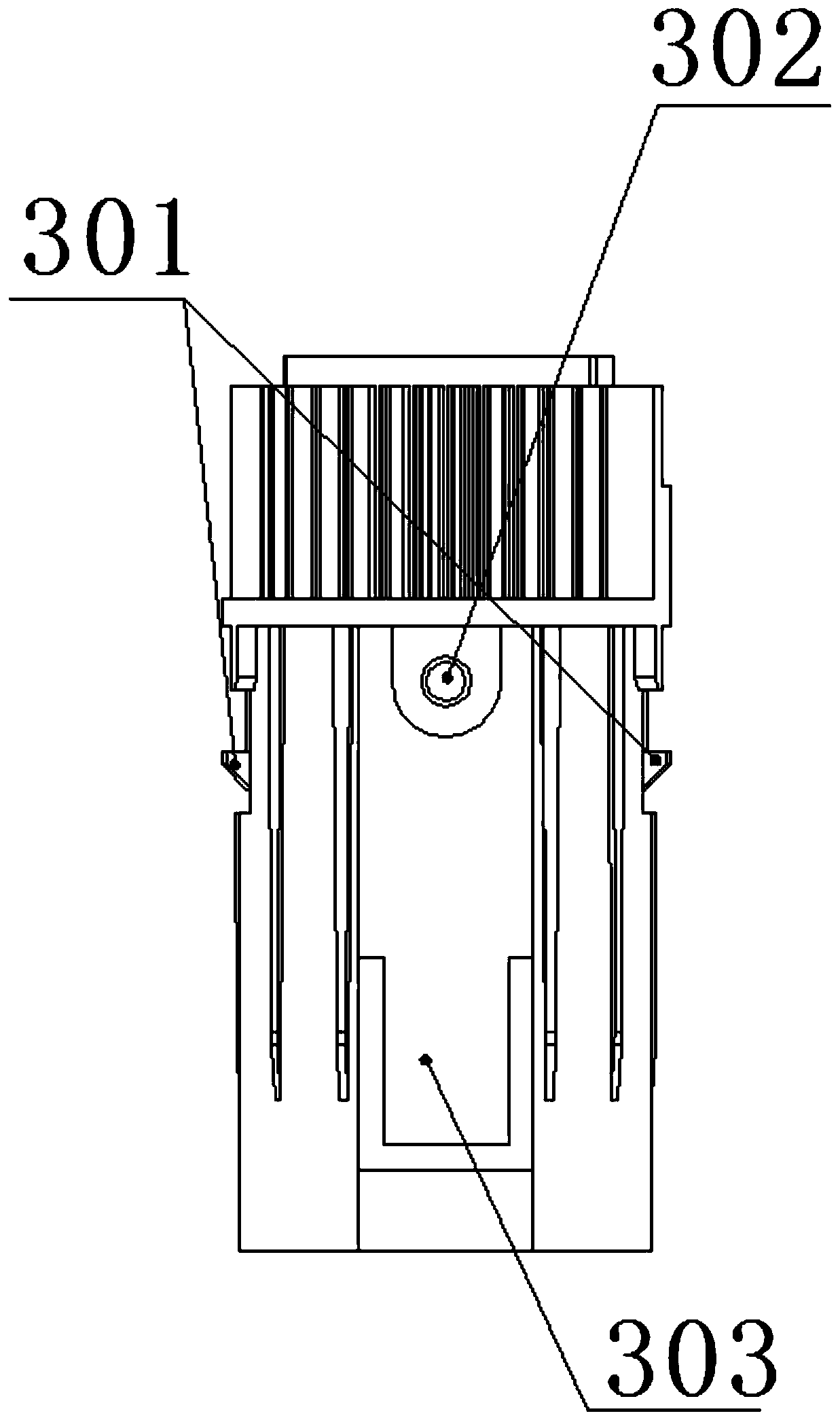 Driven gear assembly and fan