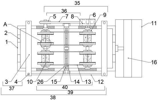 Metal bar bending device