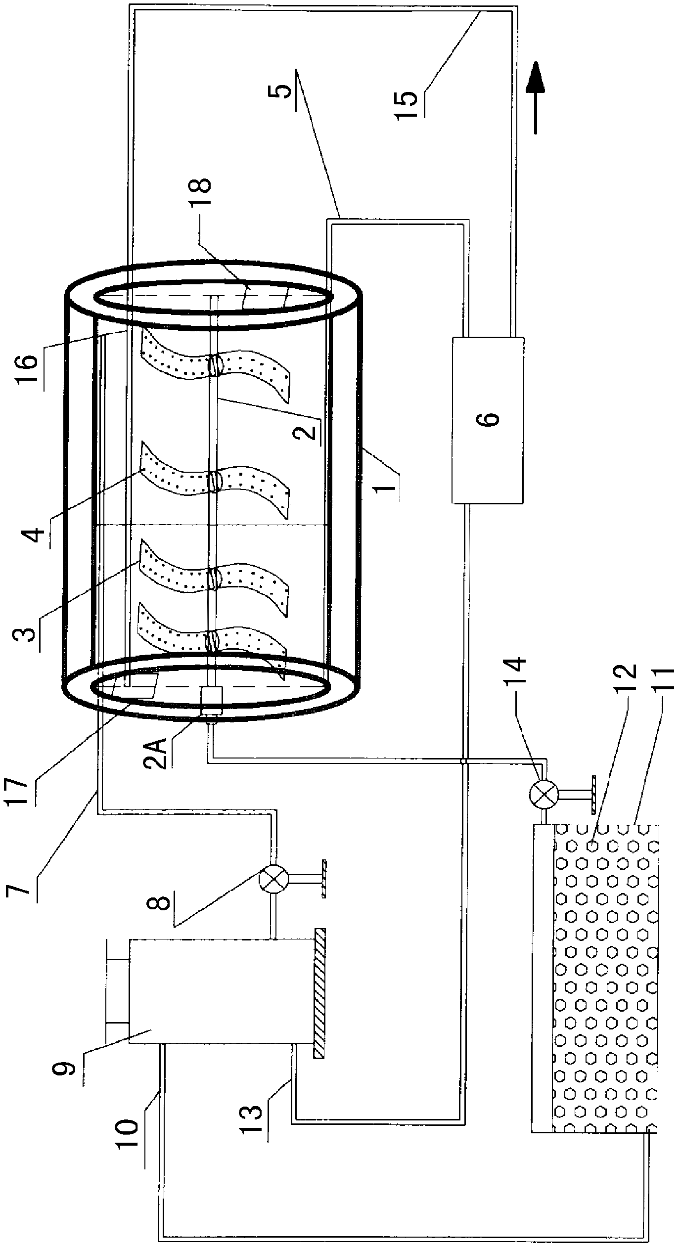 Countryside solid waste aerobic fermentation integration device