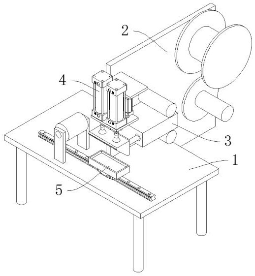 Labeling device for production of power adapters