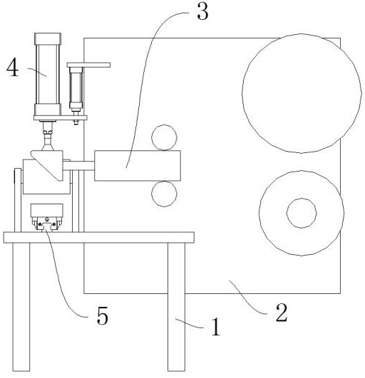 Labeling device for production of power adapters