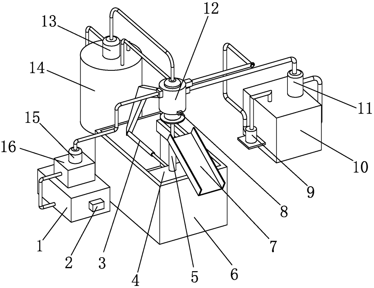 Crystallization device for seawater desalination