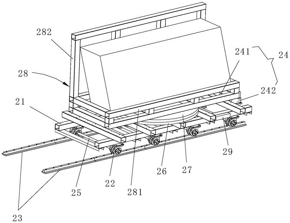 Single set slope type semi-automatic cover plate assembly machine for flat plate collector