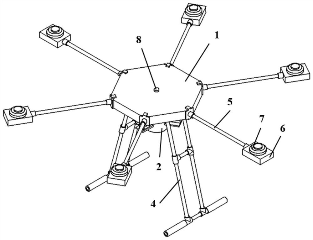 A test bomb delivery platform based on multi-rotor UAV