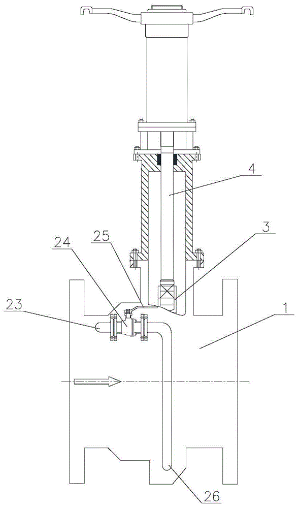 Double-segment seal gate valve