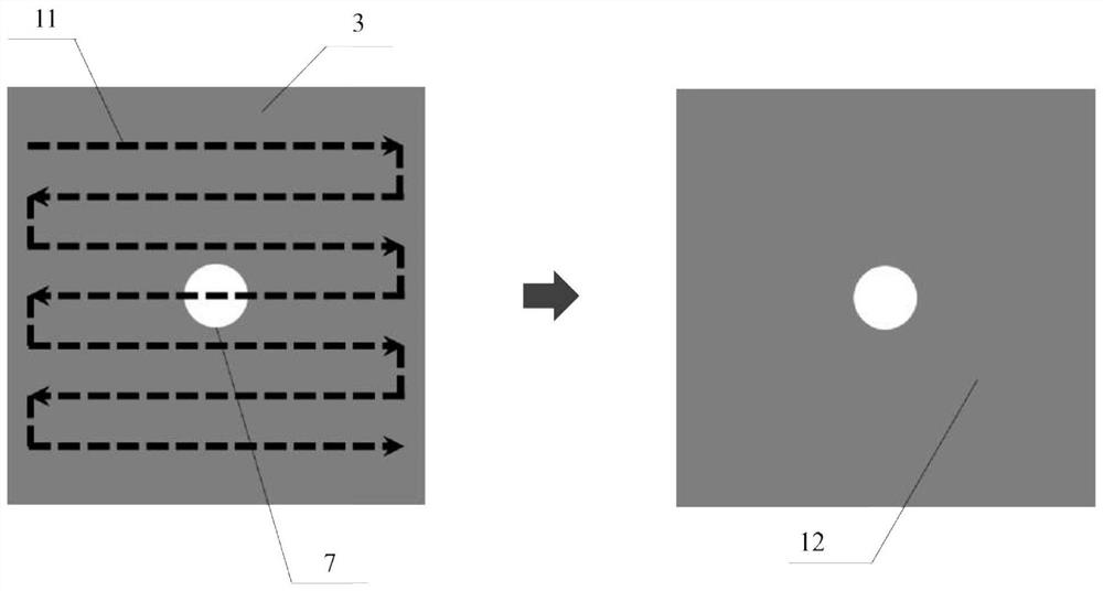 Nondestructive testing method for film coating debonding defect based on grating laser ultrasonic sound spectrum