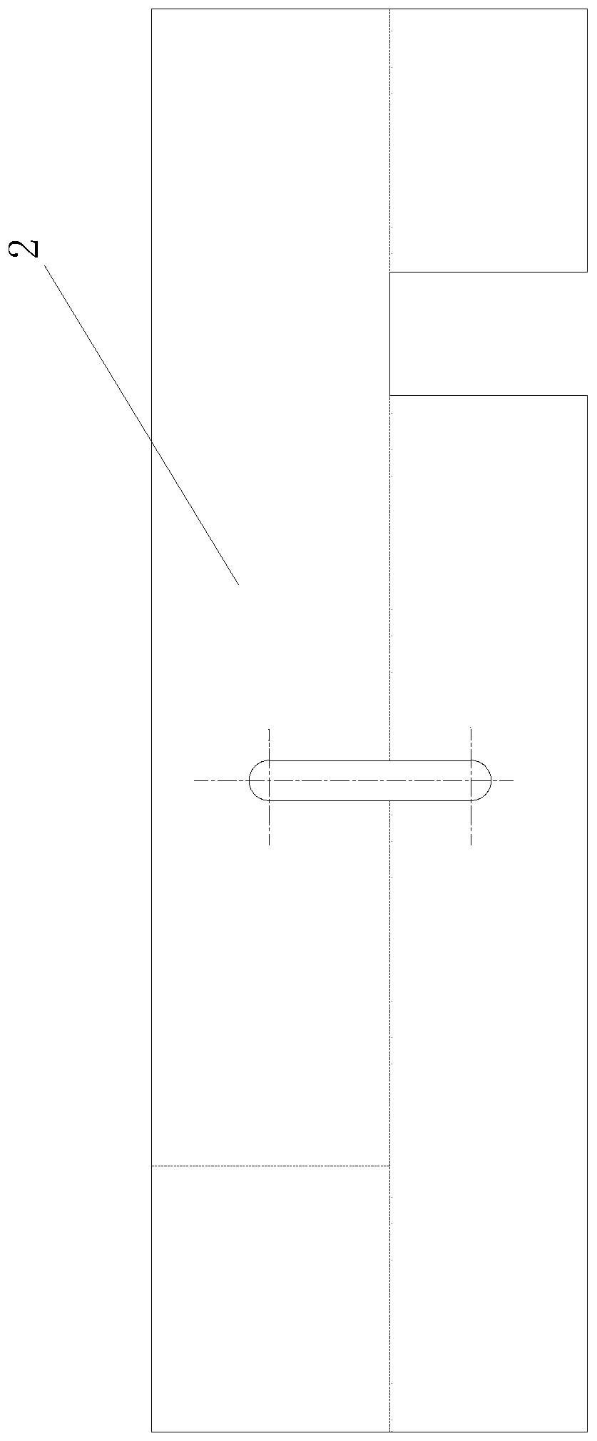 Broken bridge partition wall U-shaped clamp piece installing tool