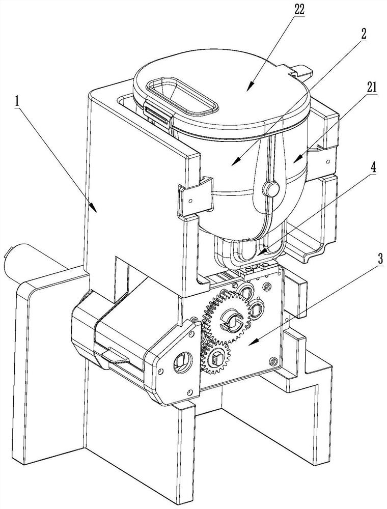 Machine used for making cooked wheaten food and capable of realizing quick processing