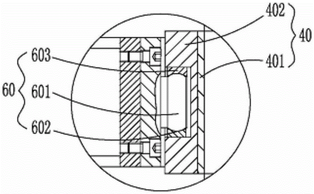 Tube body supporting structure used for tube body cutting device