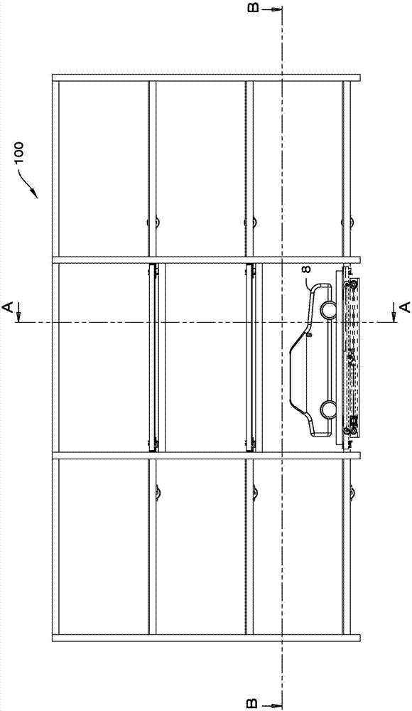 Vehicle receiving platform, lifting system and efficient intelligent modular three-dimensional garage using lifting system