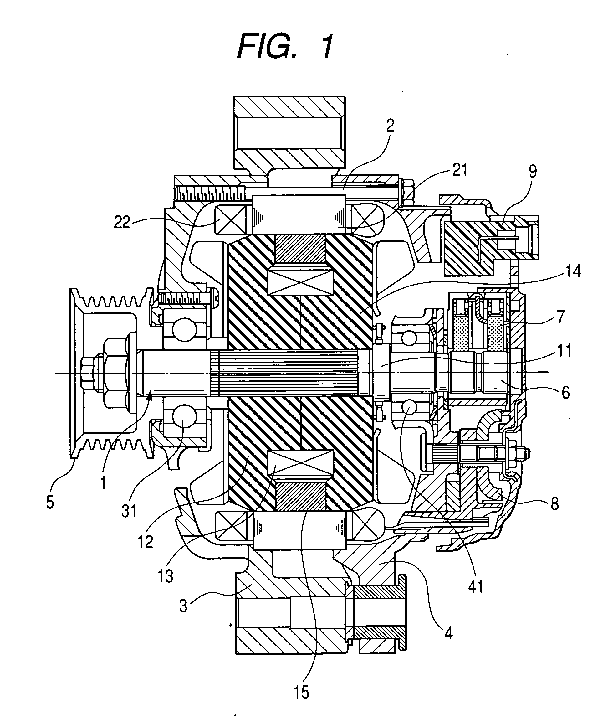 Rotor of rotary electric machine