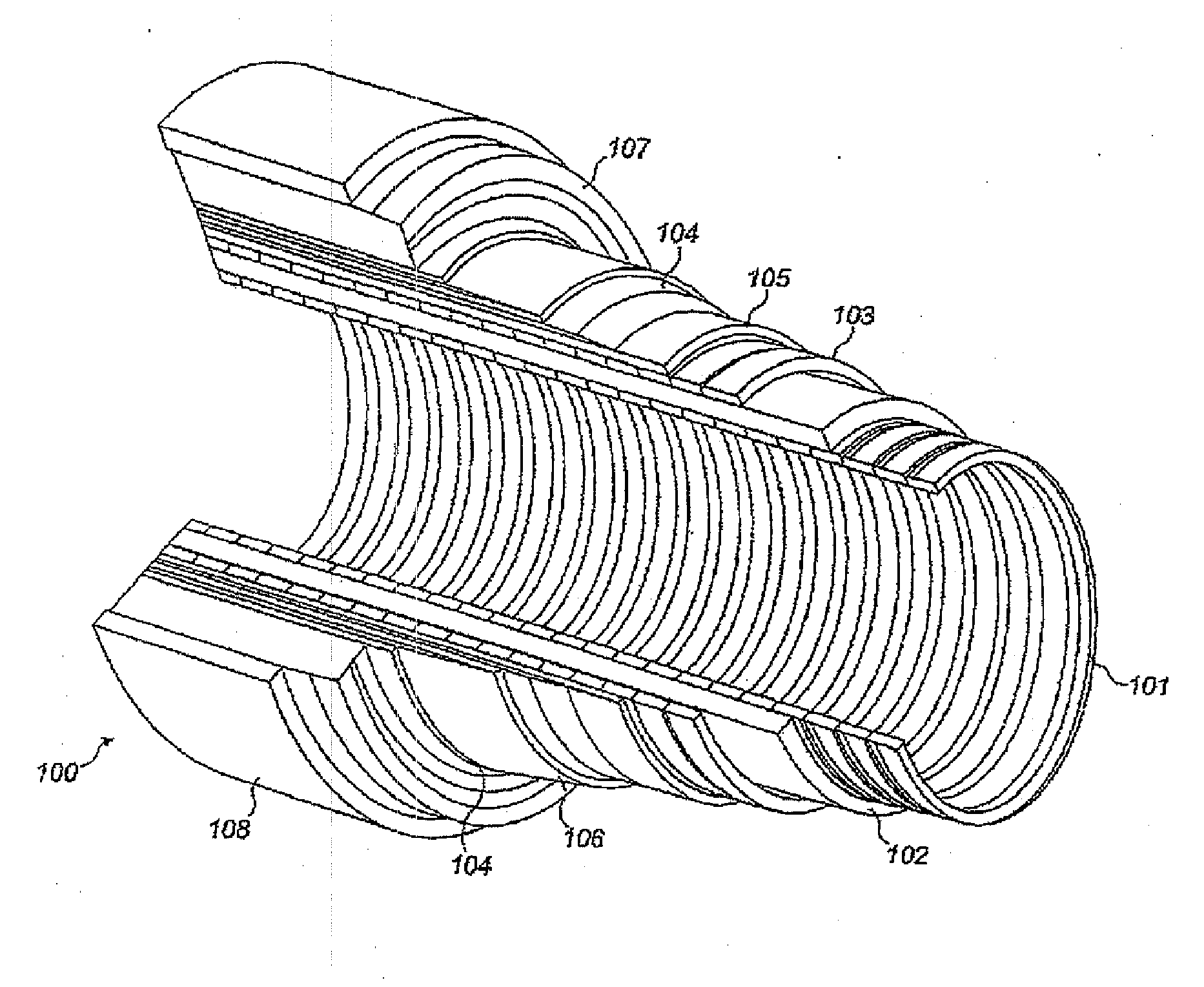 Flexible pipe body layer and method of producing same