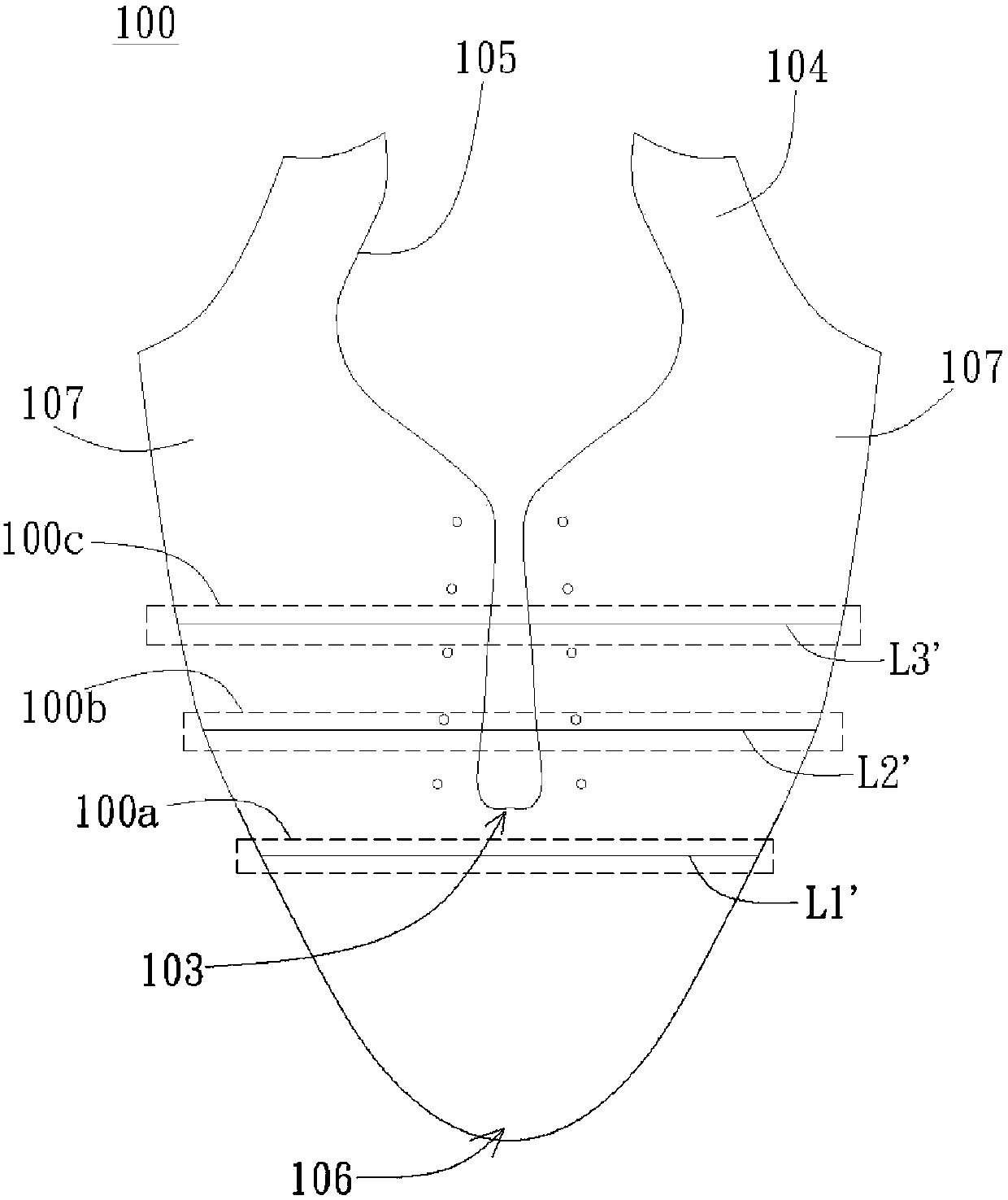 Shoe article and knitted part thereof