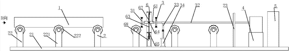 Pipeline rust removing machine removing rust on inner wall and outer wall at same time and using method