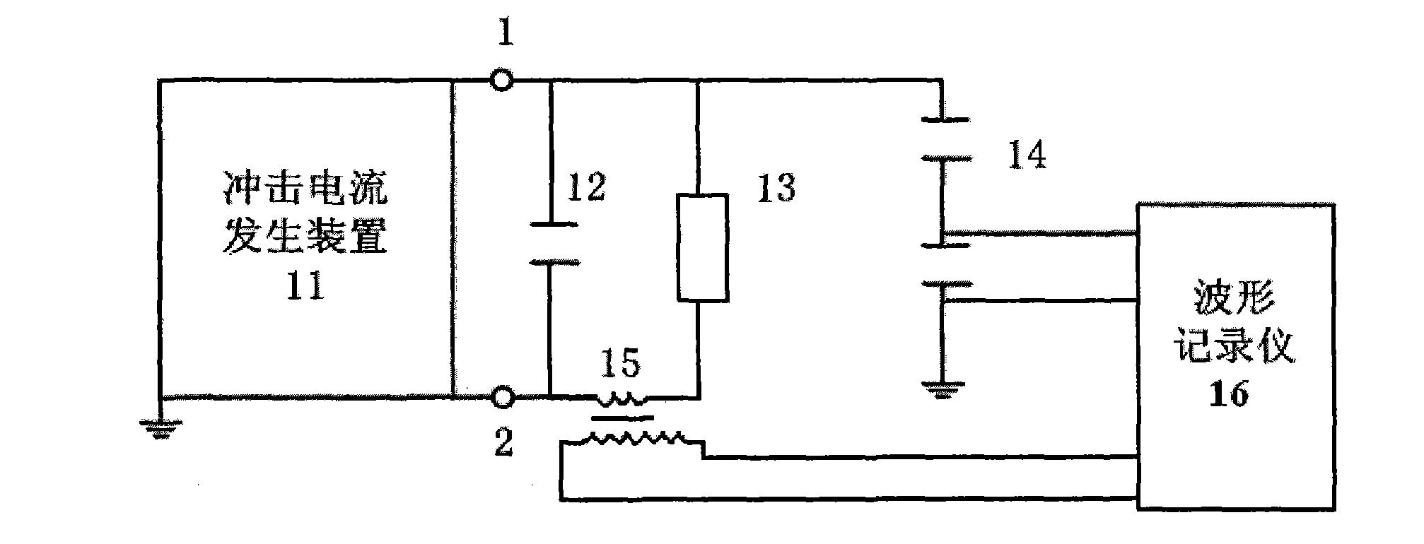 Residual voltage test circuit of controllable metal oxide arrester and method thereof