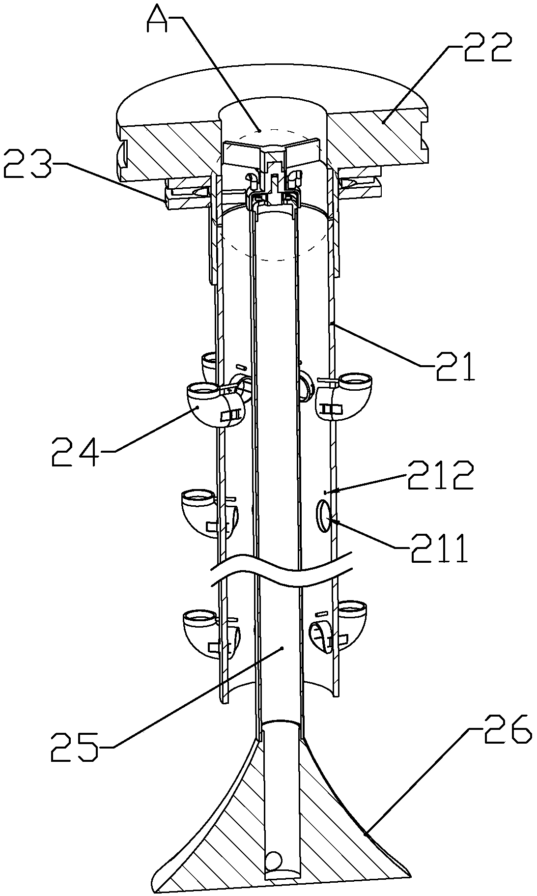 Multifunctional vegetable aeroponic cultivation equipment