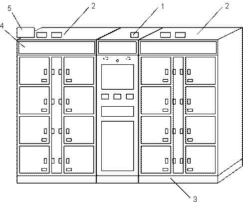 Refrigerant distribution cabinet