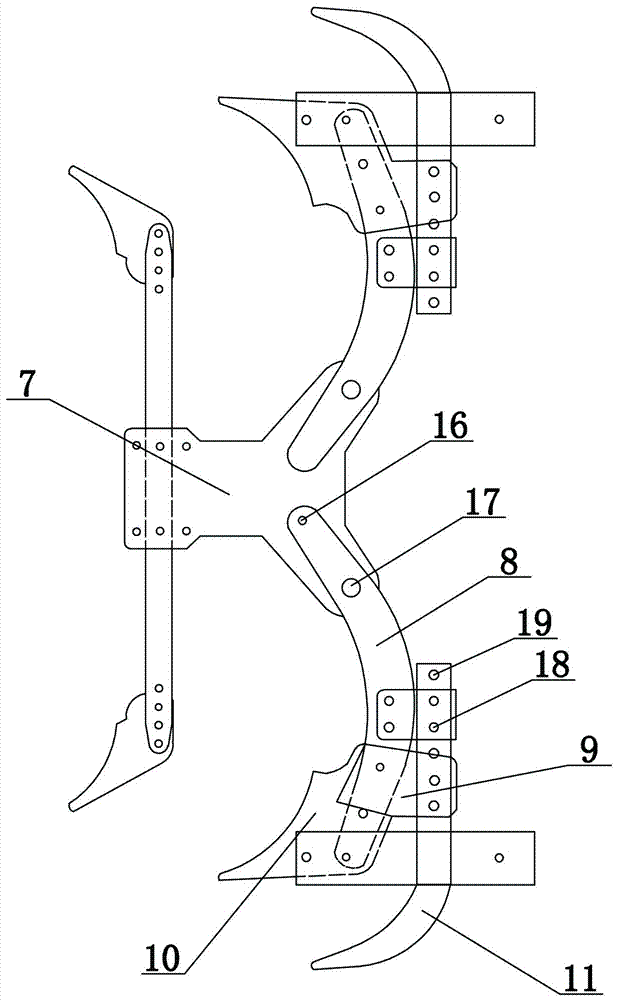 Deep plowing and deep loosening dual-purpose plow