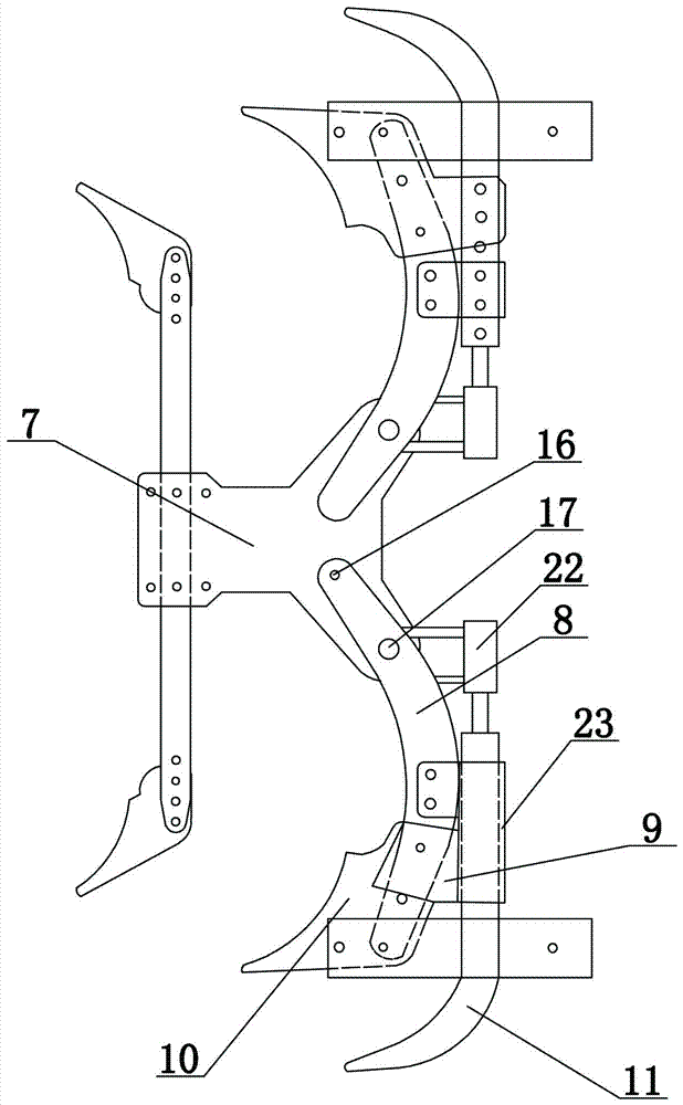 Deep plowing and deep loosening dual-purpose plow