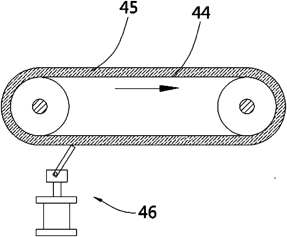 An oily sludge treatment device