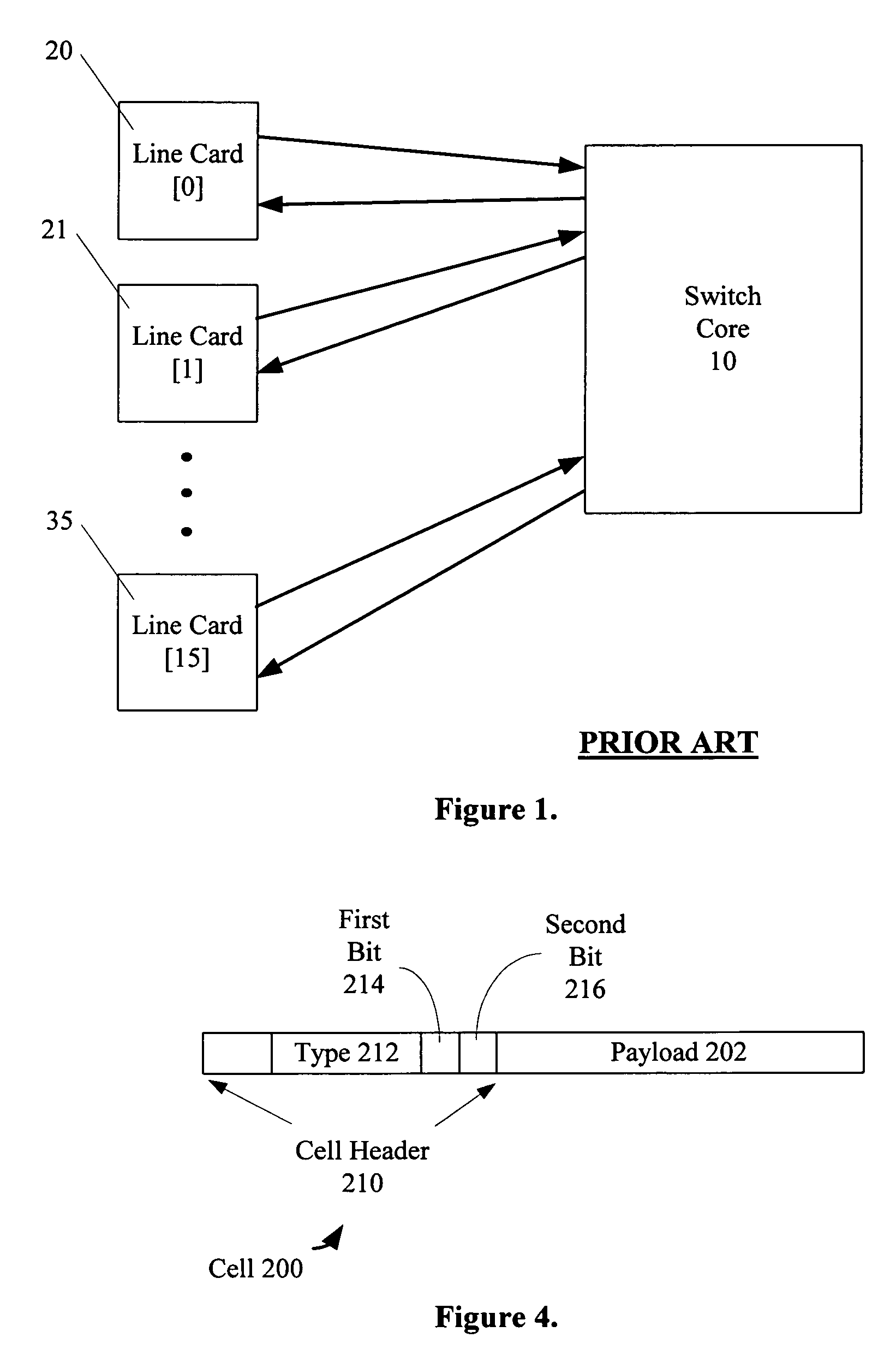 Method and apparatus for line card redundancy in a communication switch
