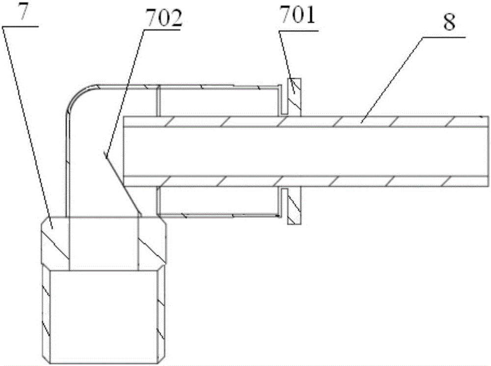 Film covered aerobic compost dual-purpose gas and pressure monitoring device