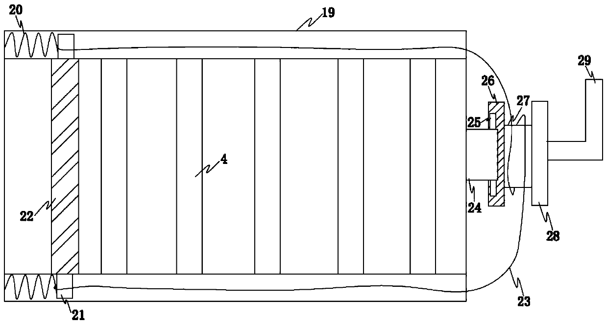 A glass tempering furnace