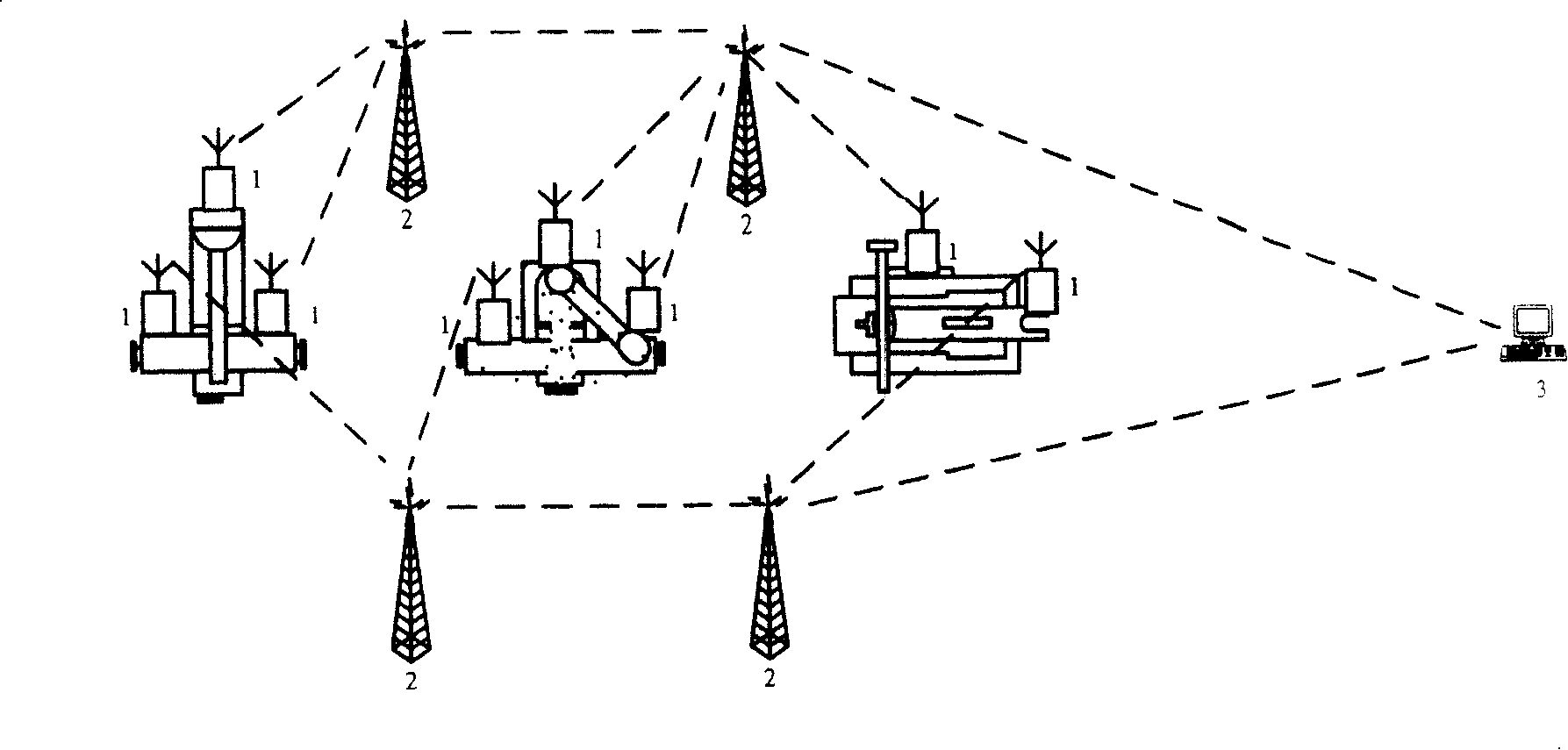 Monitoring system on site level of flow industrial equipment in large scale based on wireless sensor network