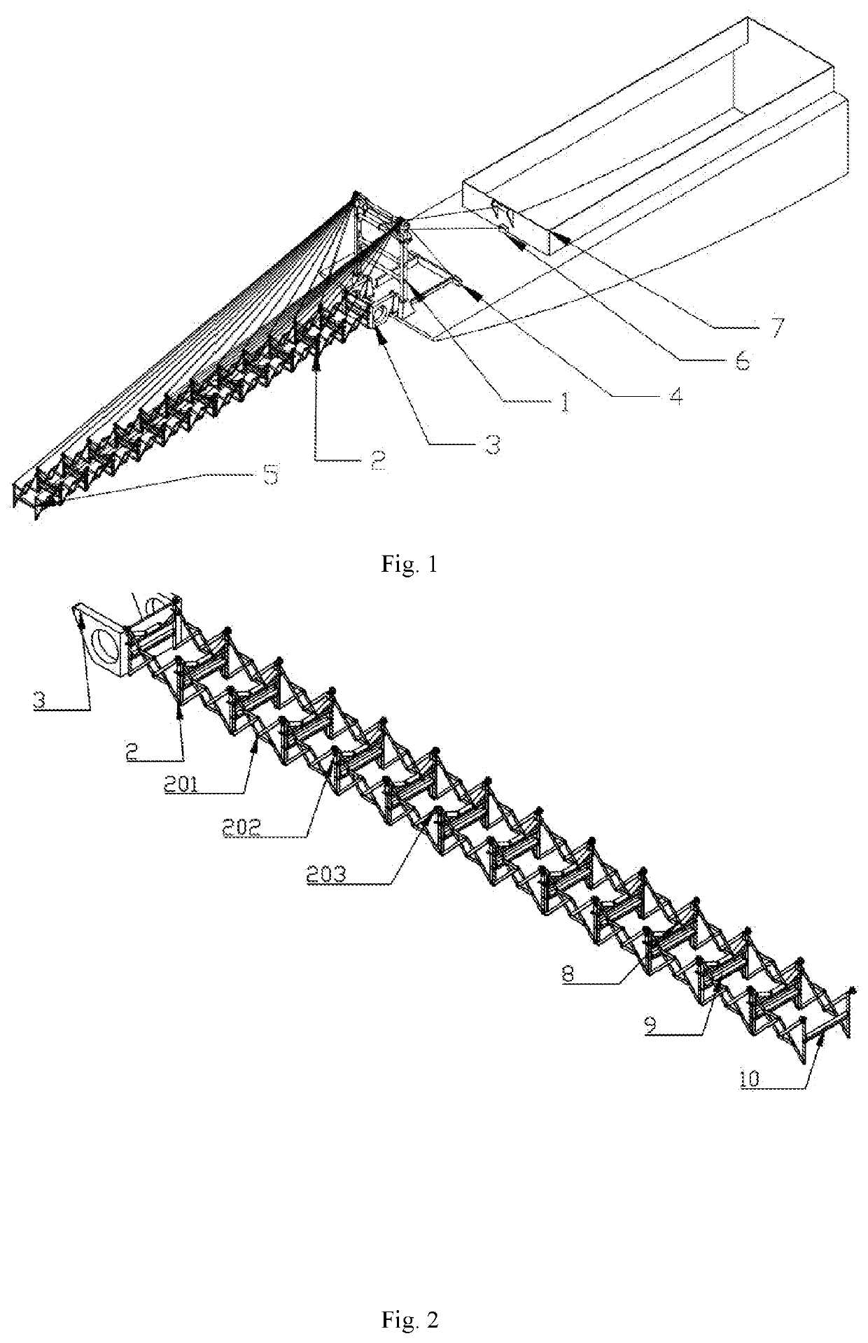 Method for operating multi-bar linkage mechanism based conveyor