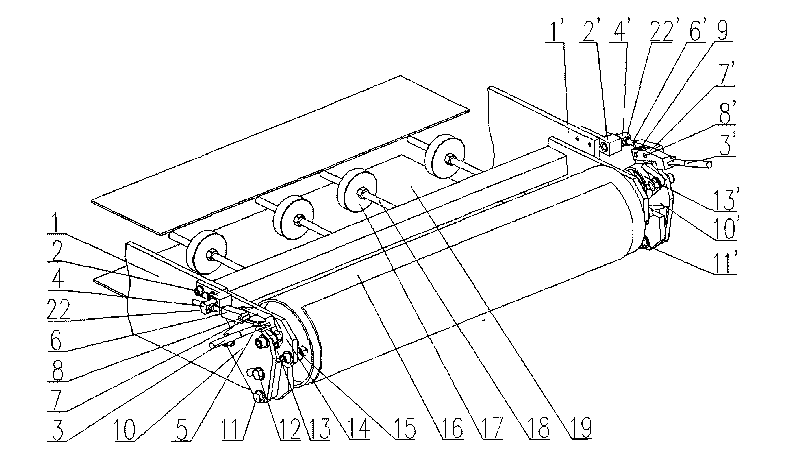Electronic belt scale nutation type belt tensioning device