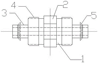 Two-way pipe joint and two-way pipe joint assembly