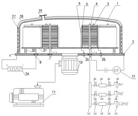 Bearing outer ring roller path reinforcing treatment device and treatment method