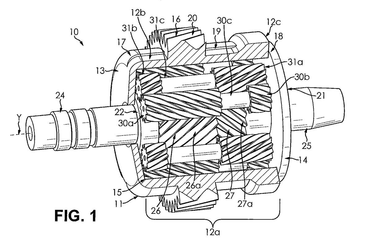 Limited slip inter-axle differential
