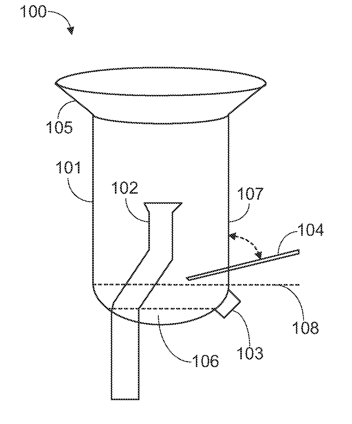 Process and apparatus for forced circulation evaporative crystallization with large deposit inventory