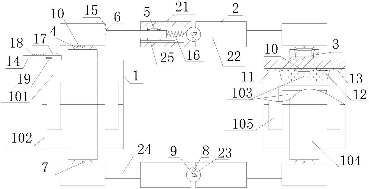 An intelligent joint external positioning device and a use method thereof