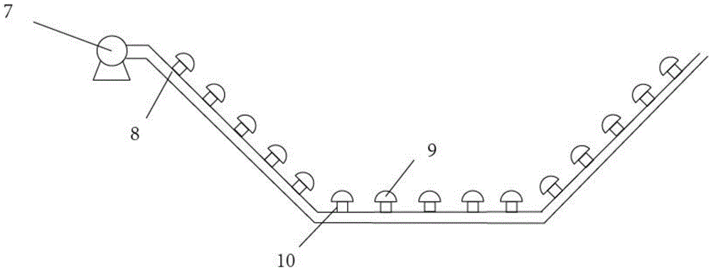 Facultative device applied to sewage treatment