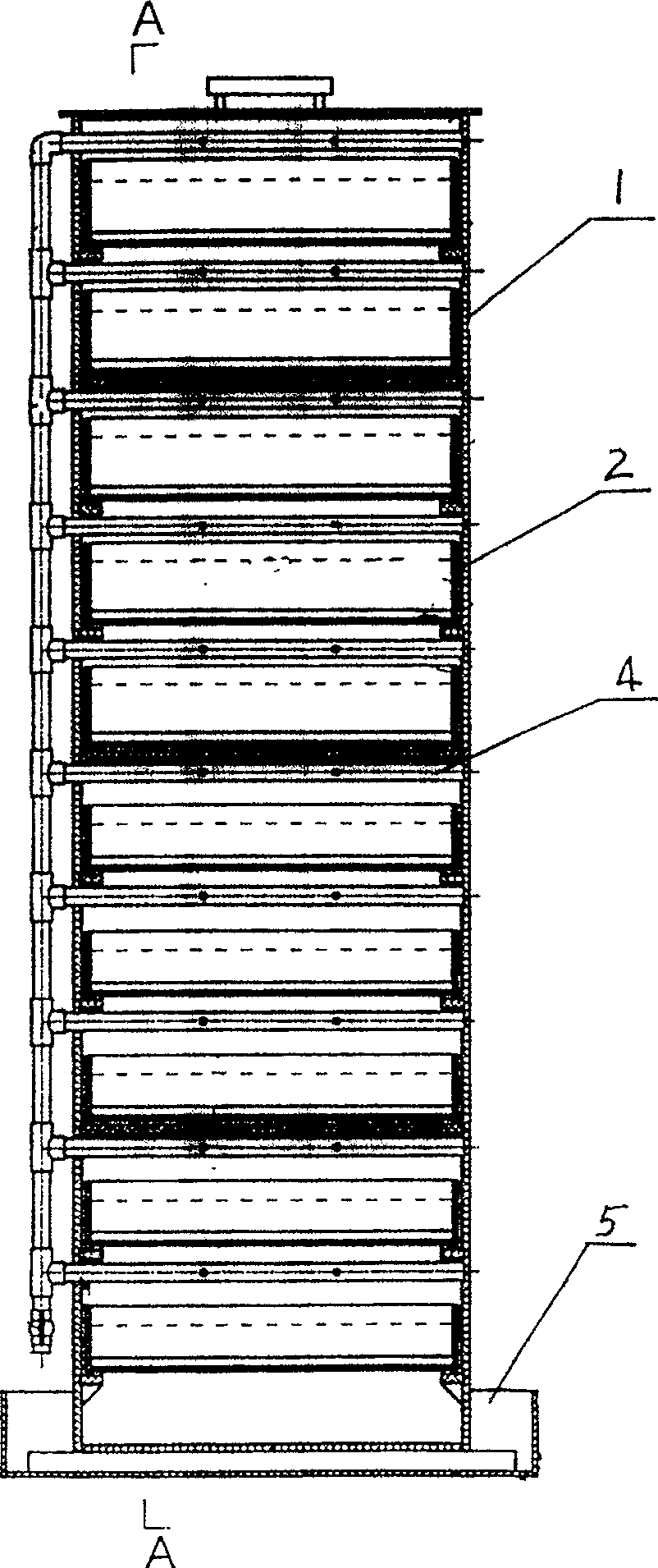 Multi-layer drawer-style culturing device for bottom fauna