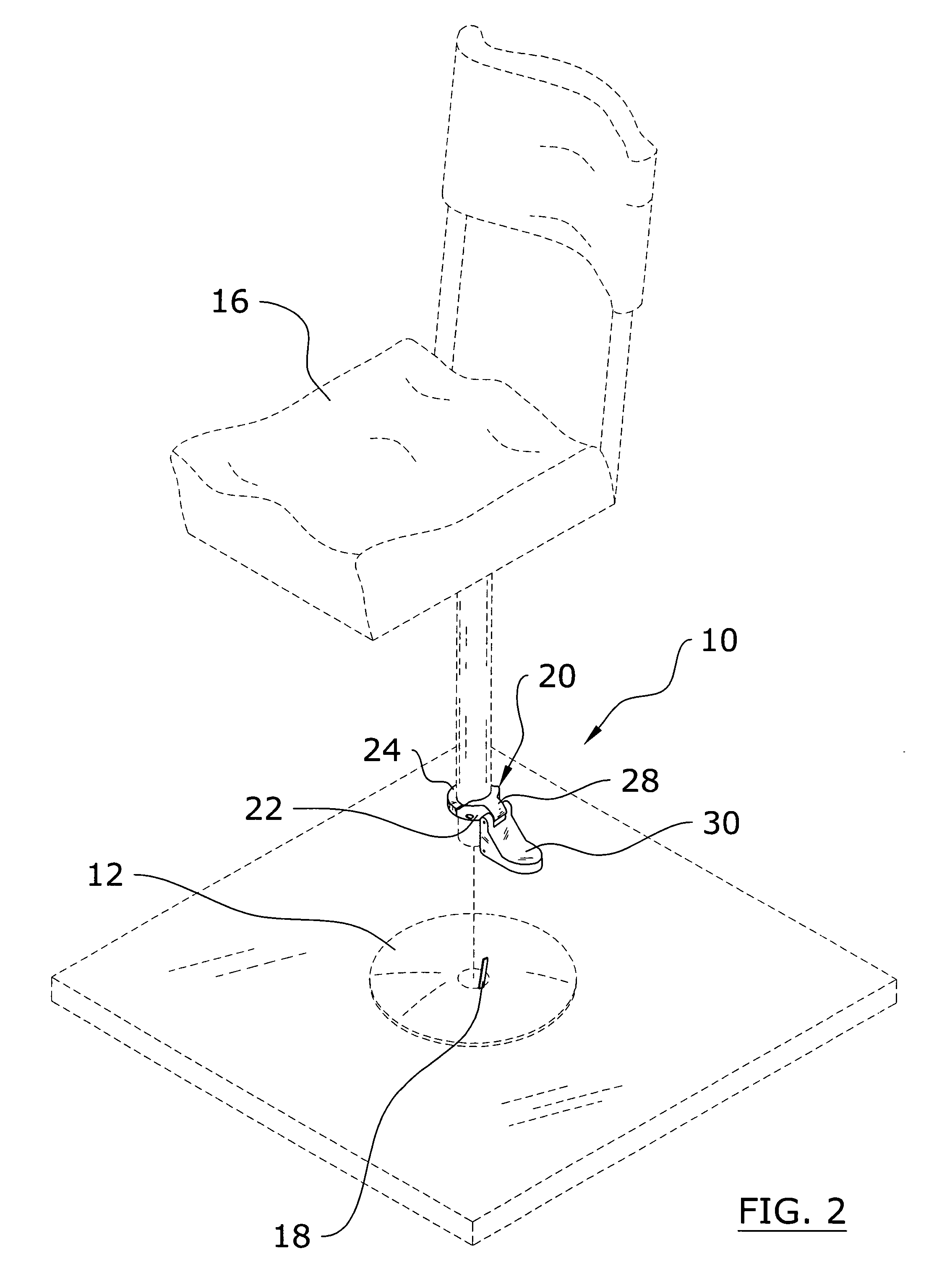 Boat seat release system