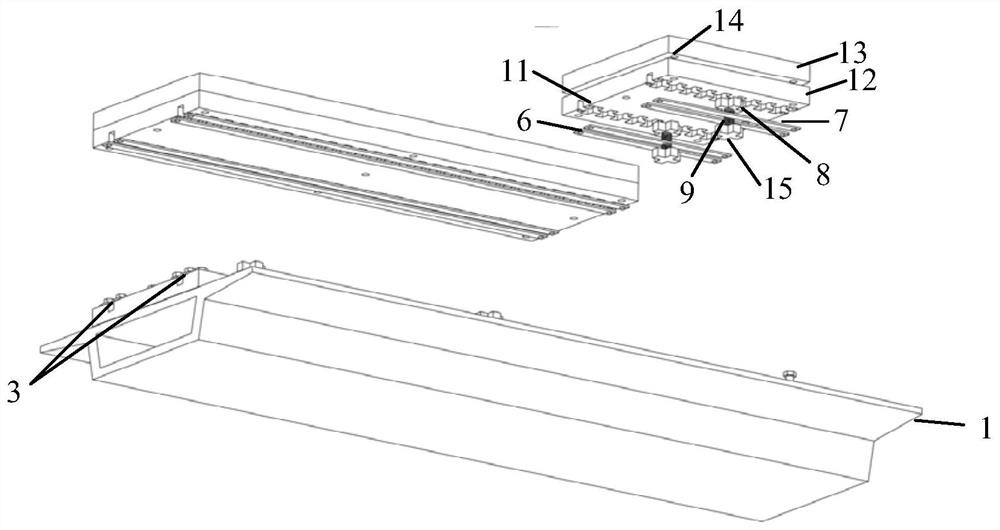 Elevated steel spring floating plate experimental simulation platform