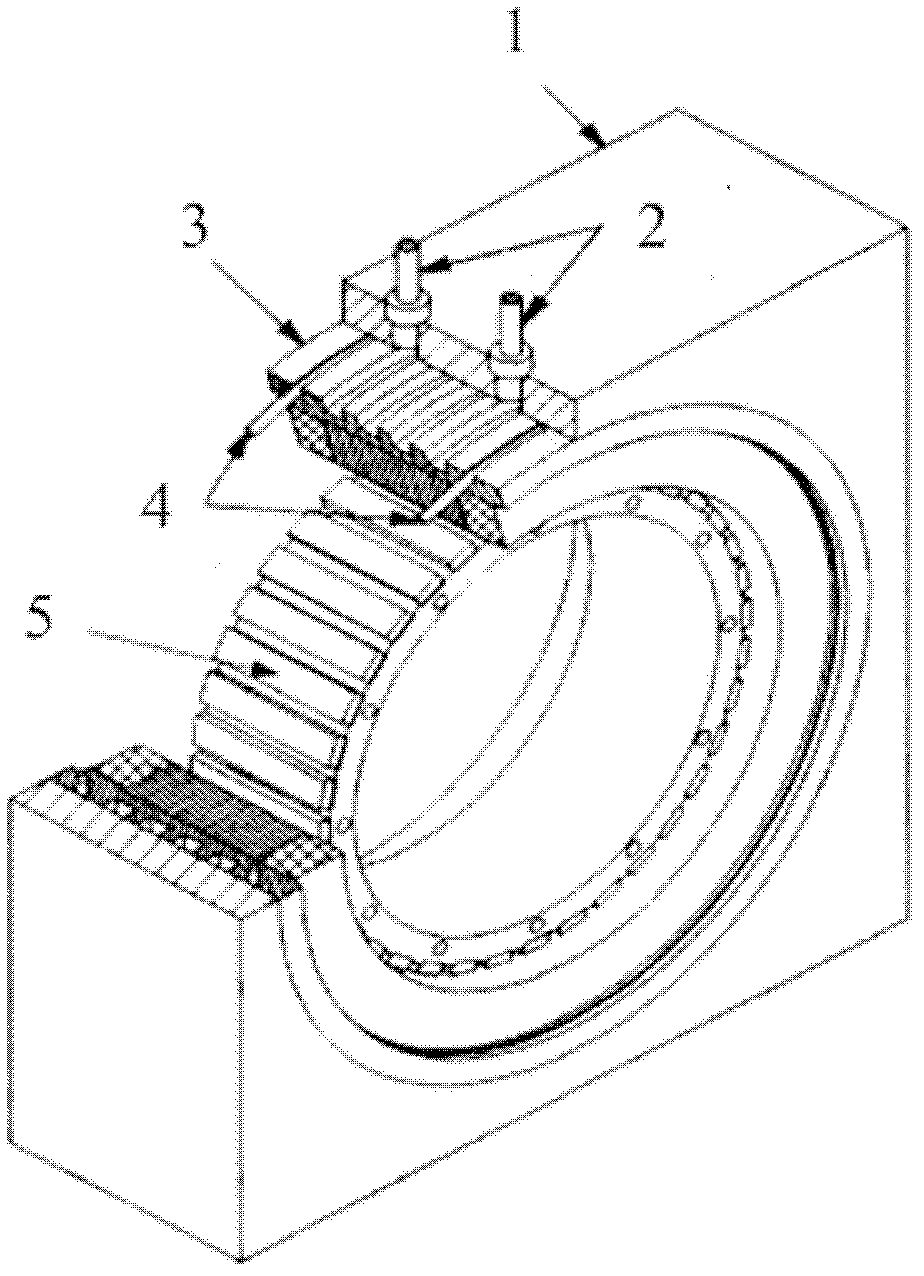 Self-adaption robust control method for permanent magnet ring torque motor for driving composite swing head