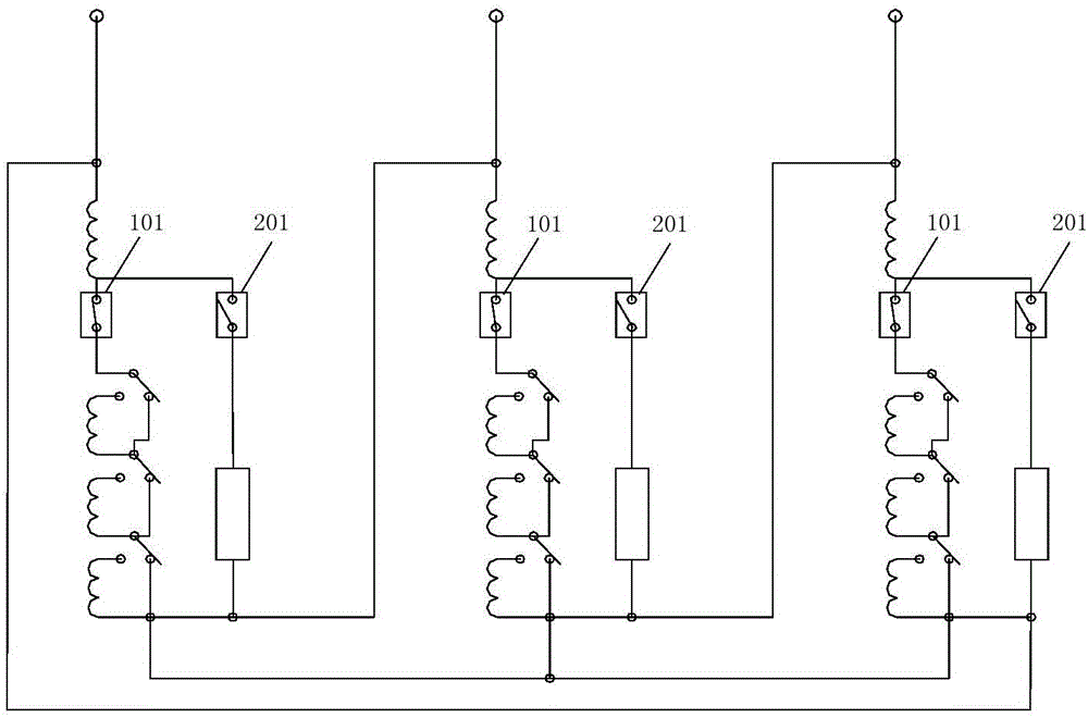 Permanent magnetic vacuum on-load voltage regulation switch, transformer and on-load voltage regulation method