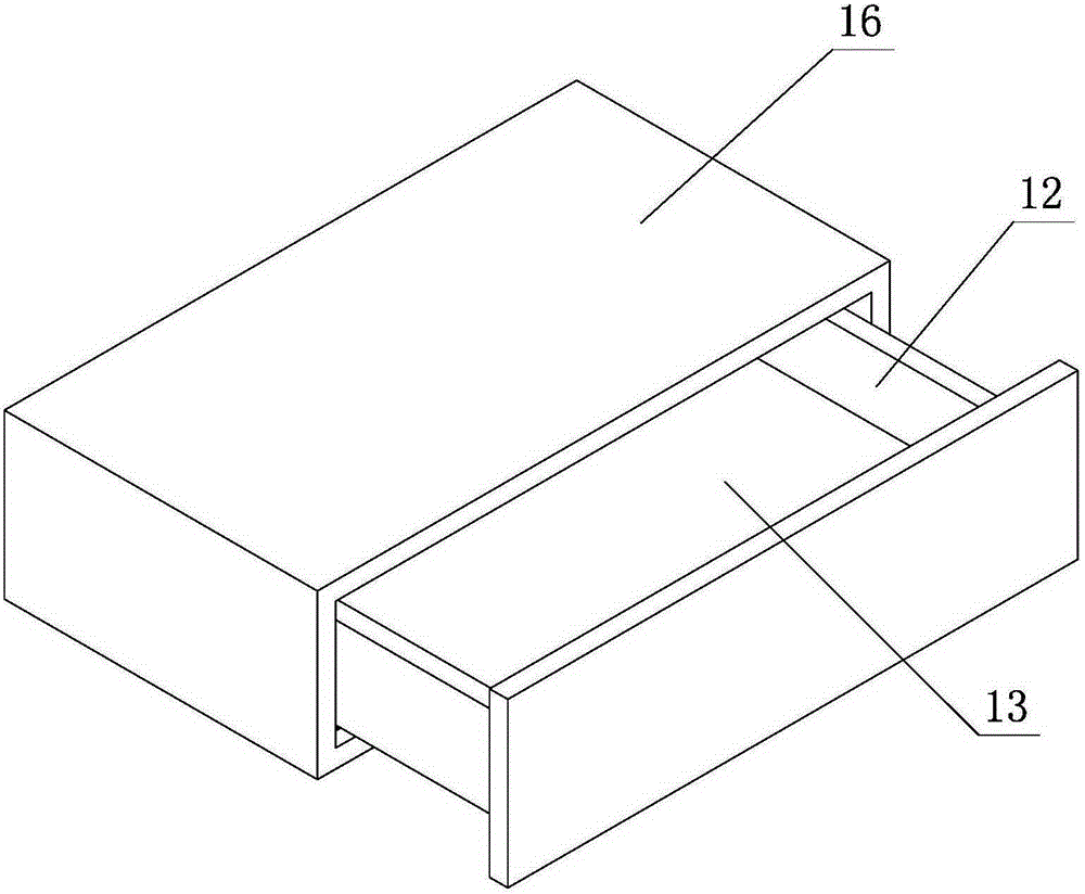 Damping anti-falling structure for furniture drawer