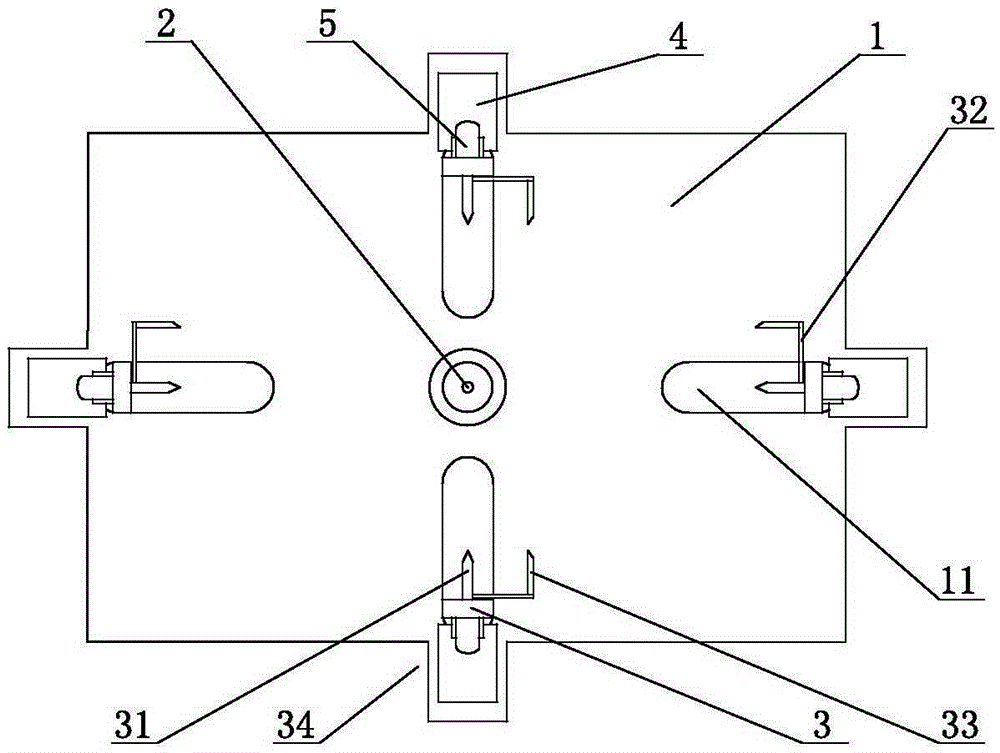 Electric packaging carton circular hole forming tool