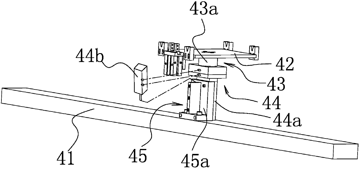 The main side frame assembly subsystem of the clothes rack automatic assembly system