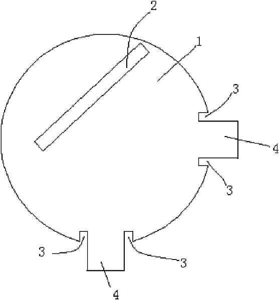 Micro-strip double-mode band-pass filter